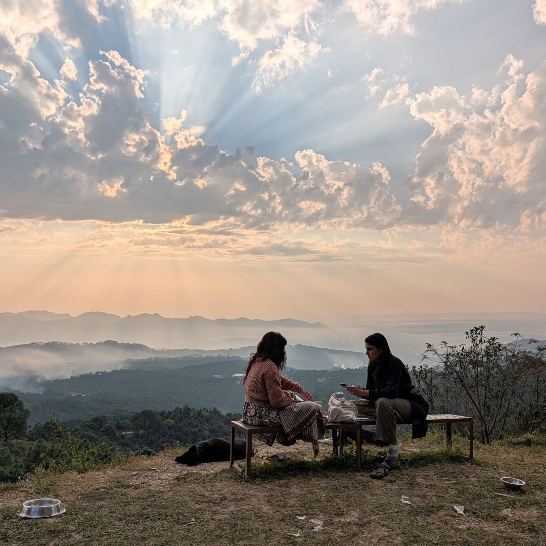 Breakfast with a view